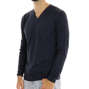 MAGLIA SCOLLO V BASIC RETOIS BLU